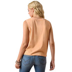 ARIAT Shirts Ariat Women's Orange Chiffon Wild Roper Tank 10073515