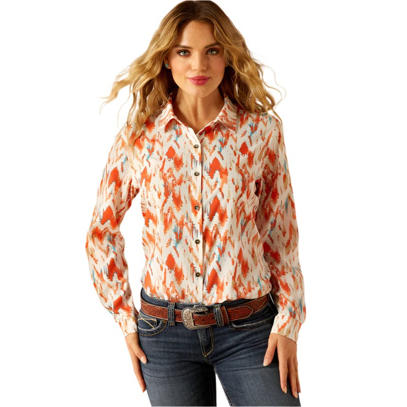 ARIAT Shirts Ariat Women's Painted Watercolor Homestyle Shirt 10060365