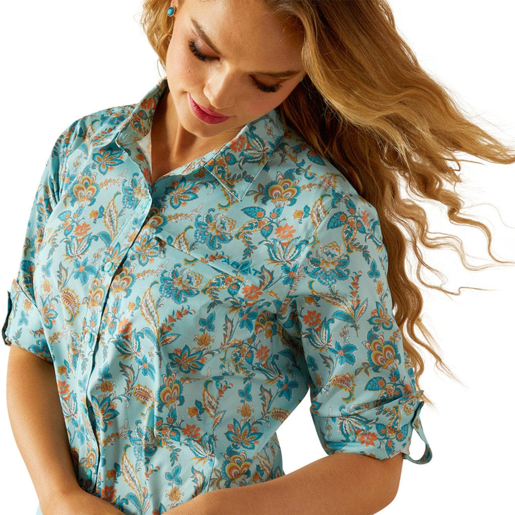 ARIAT Shirts Ariat Women's Paisley Floral Ventek Button Down Shirt 10058801