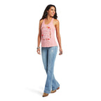 ARIAT Shirts Ariat Women's Perfect Coral Paradise Sleeveless Tank 10040617
