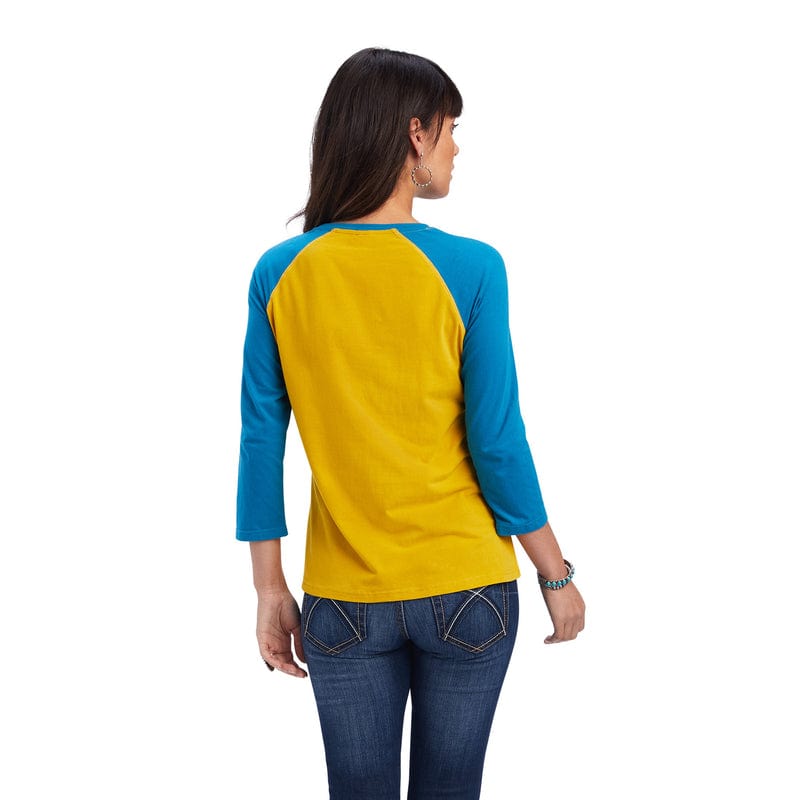 ARIAT Shirts Ariat Women's REAL Rainbow Nugget Gold Classic Long Sleeve Shirt 10041295