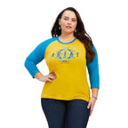 ARIAT Shirts Ariat Women's REAL Rainbow Nugget Gold Classic Long Sleeve Shirt 10041295