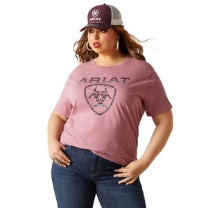 ARIAT Shirts Ariat Women's Shield Mesa Rose Short Sleeve T-Shirt 10047402