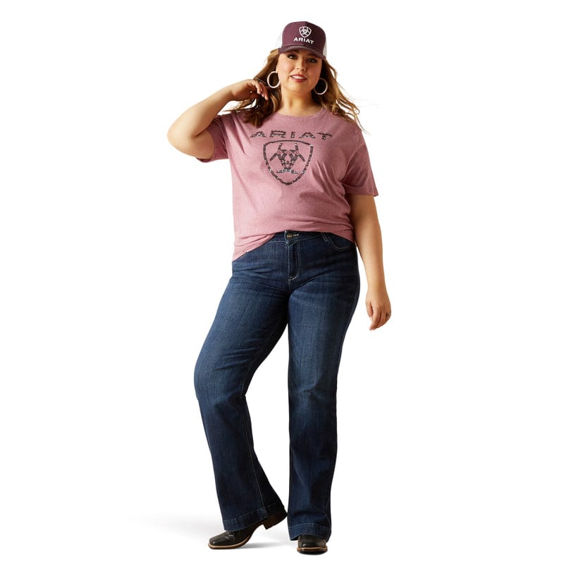 ARIAT Shirts Ariat Women's Shield Mesa Rose Short Sleeve T-Shirt 10047402