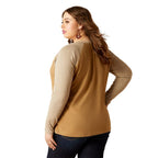 ARIAT Shirts Ariat Women's Tucson Petrified Oak Baseball Tee 10046262