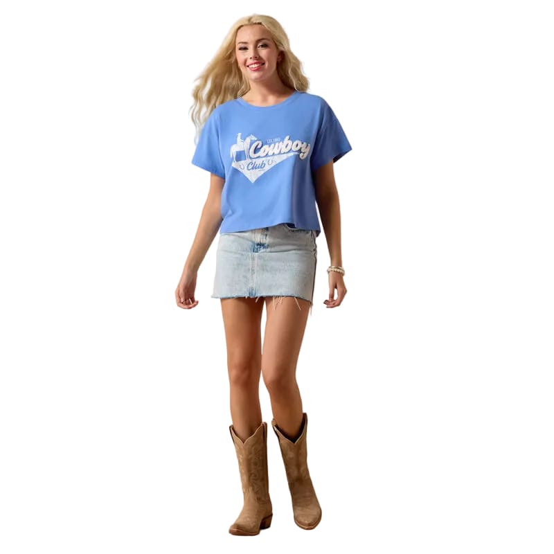 ARIAT Shirts Ariat Women's Ultramarine Cowboy Club T-Shirt 10073452