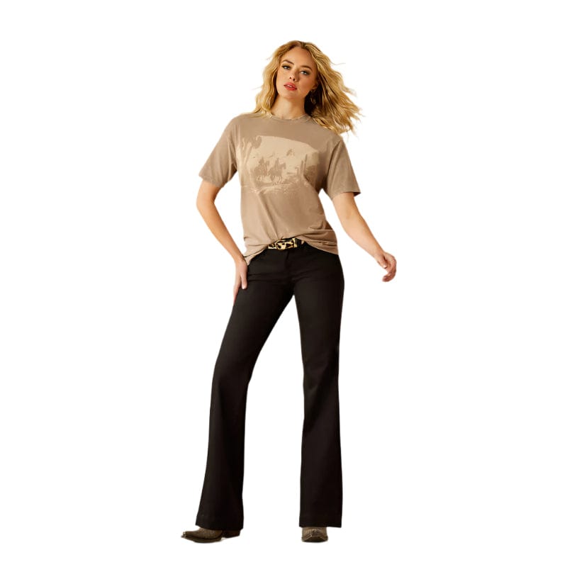 ARIAT Shirts Ariat Women's Washed Greige Western Mural T-Shirt 10055131