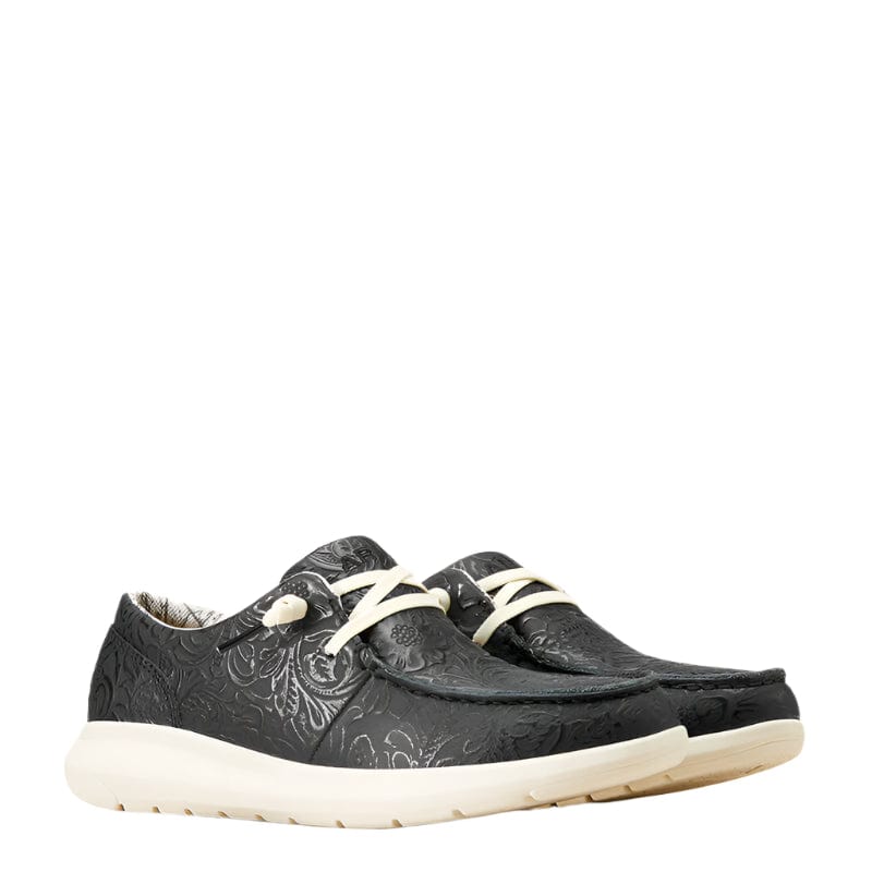 ARIAT Shoes Ariat Women's Black Floral Emboss Hilo Shoes 10047014