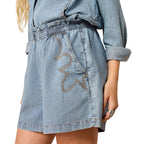 ARIAT Shorts Ariat Women's Medium Blue Summer Shorts 10073554