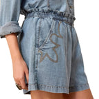 ARIAT Shorts Ariat Women's Medium Blue Summer Shorts 10073554