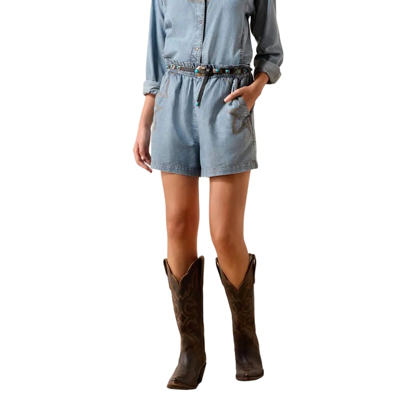 ARIAT Shorts Ariat Women's Medium Blue Summer Shorts 10073554