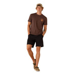 ARIAT T-Shirt Ariat Men's Brown Heather Patriotic Badge T-Shirt 10073963