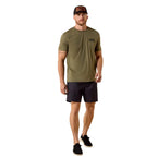ARIAT T-Shirt Ariat Men's Military Green Heather Outline Shop T Shirt 10073962
