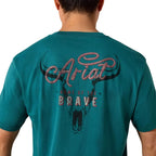 ARIAT T-Shirts Ariat Men's Mediterranean Cattle Skull Freedom T-Shirt 10071194