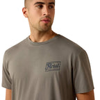 ARIAT T-Shirts Ariat Men's Smoked Pearl Paintriot T-Shirt 10071193