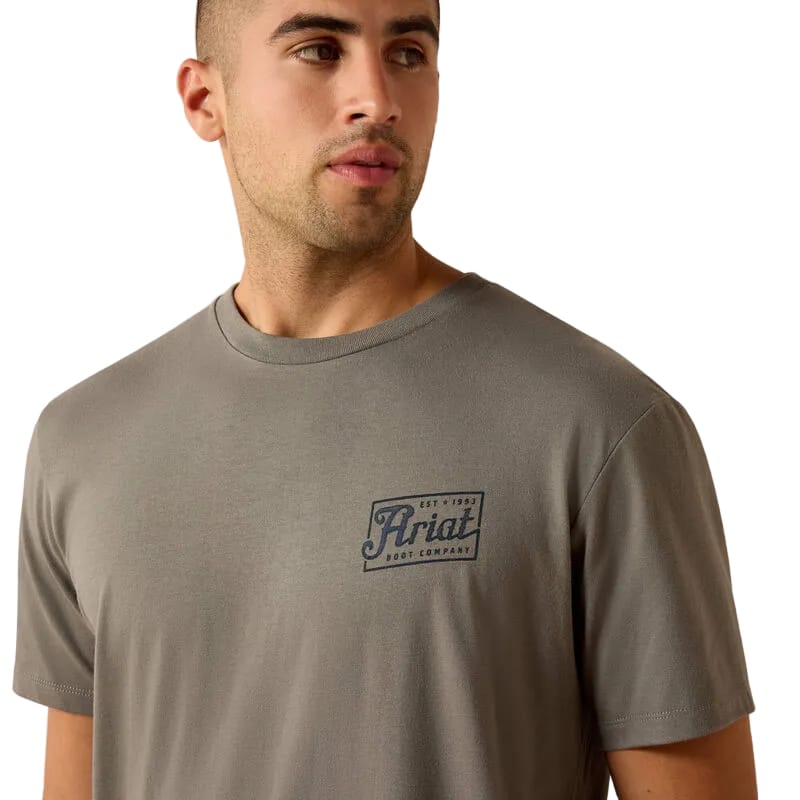 ARIAT T-Shirts Ariat Men's Smoked Pearl Paintriot T-Shirt 10071193