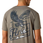ARIAT T-Shirts Ariat Men's Smoked Pearl Paintriot T-Shirt 10071193