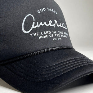 Barnabas Clothing Co. Hats GOD BLESS Kids Trucker Mesh Hat