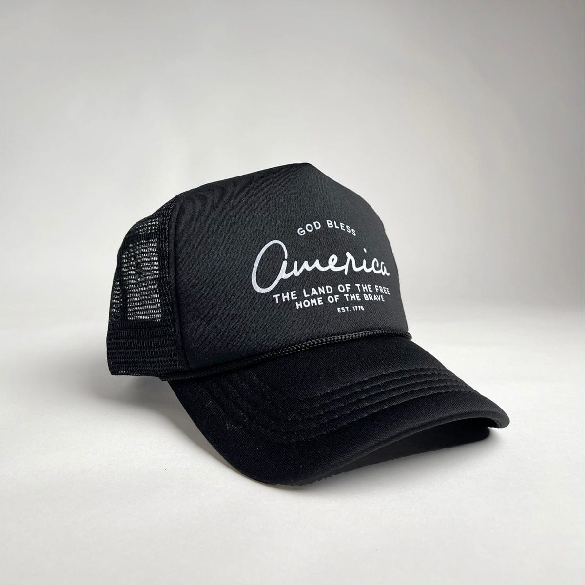 Barnabas Clothing Co. Hats GOD BLESS Trucker Mesh Hat