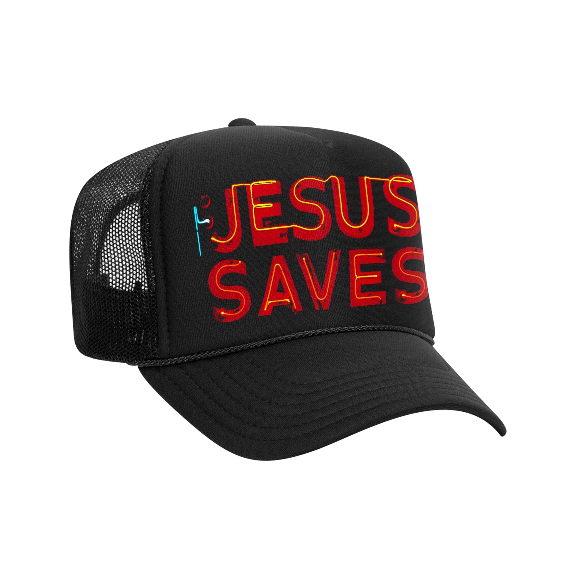 Barnabas Clothing Co. Hats JESUS SAVES Kids Trucker Mesh Hat
