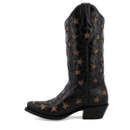 BLACK STAR Boots Black Star Women's Marfa Black Boots WBSN012