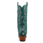 BLACK STAR Boots Black Star Women's Turquoise & Champagne Marfa Western Boot WBSN041