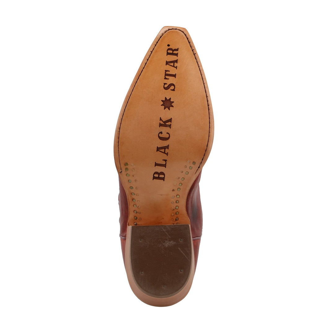 BLACK STAR Boots Black Star Women's Victoria Cranberry Cowgirl Boots WBSN016