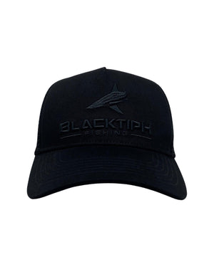 BlacktipH Hats BlacktipH Midnight Black Embroidered Snapback 2.0
