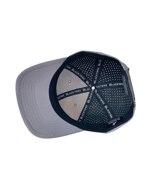 BlacktipH Hats BlacktipH PVC Grey Performance Snapback Hat