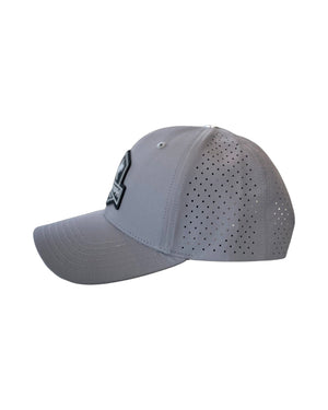 BlacktipH Hats BlacktipH PVC Grey Performance Snapback Hat