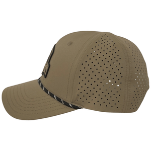 BlacktipH Hats BlacktipH PVC Khaki Performance Snapback Hat