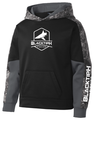 BlacktipH Outerwear BlacktipH Youth Mineral Freeze Fleece Hooded Pullover - Black