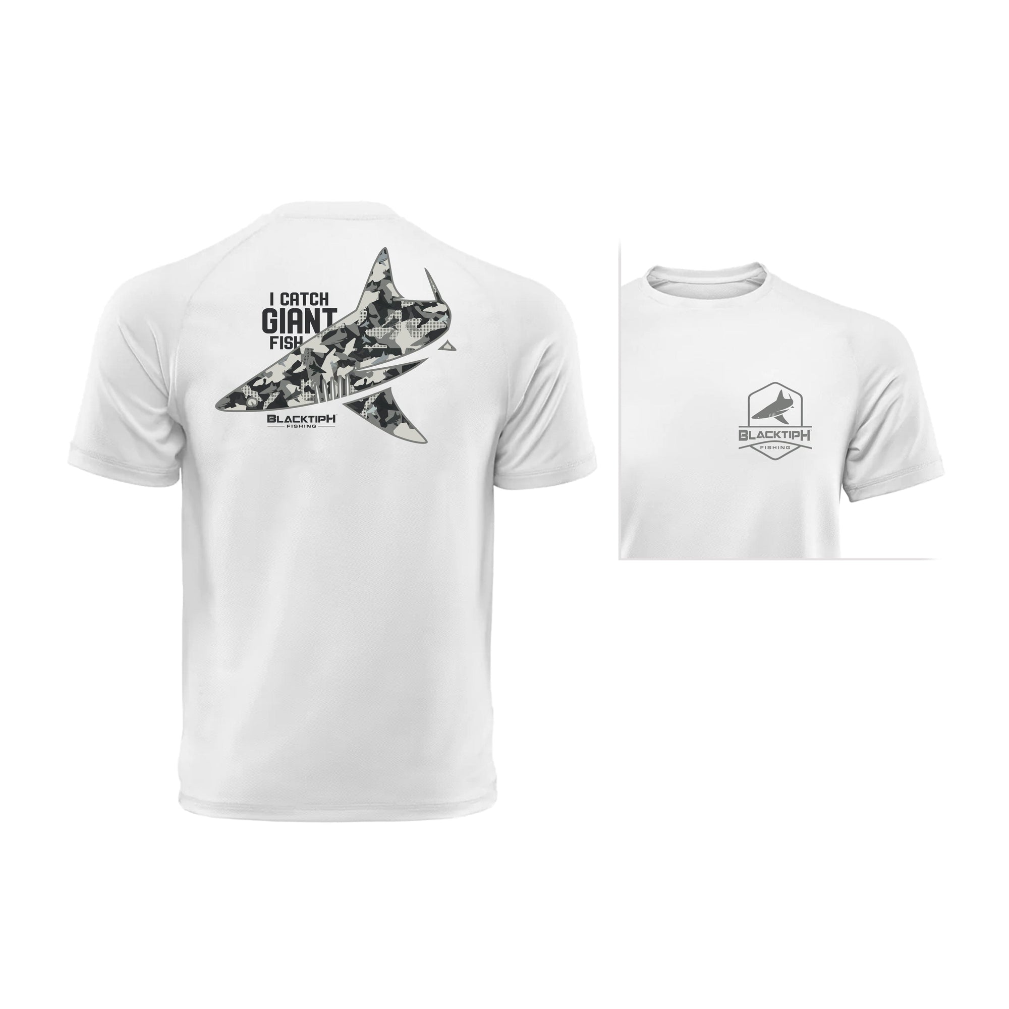 BlacktipH Shirts BlacktipH "I Catch Giant Fish" Lifestyle T-Shirt Camo
