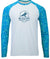 BlacktipH Shirts BlacktipH Interlock Performance Shirt Shoreline Blue Sleeves