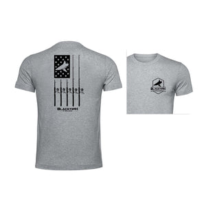BlacktipH Shirts Youth Medium / Grey BlacktipH "Reels & Rods" Lifestyle T-Shirt