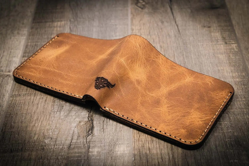 Bull Sheath Leather Big Bend Bifold Wallet