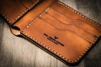 Bull Sheath Leather Big Bend Bifold Wallet