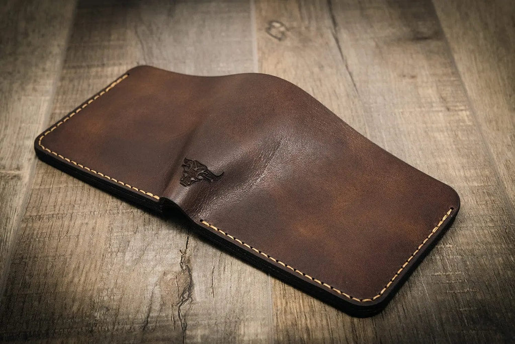 Bull Sheath Leather Big Bend Bifold Wallet