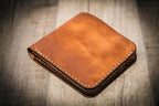 Bull Sheath Leather Big Bend Bifold Wallet