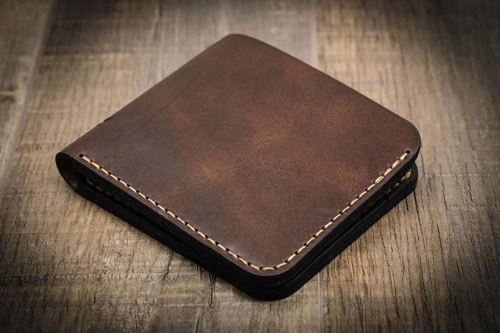 Bull Sheath Leather Big Bend Bifold Wallet