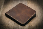 Bull Sheath Leather Big Bend Bifold Wallet