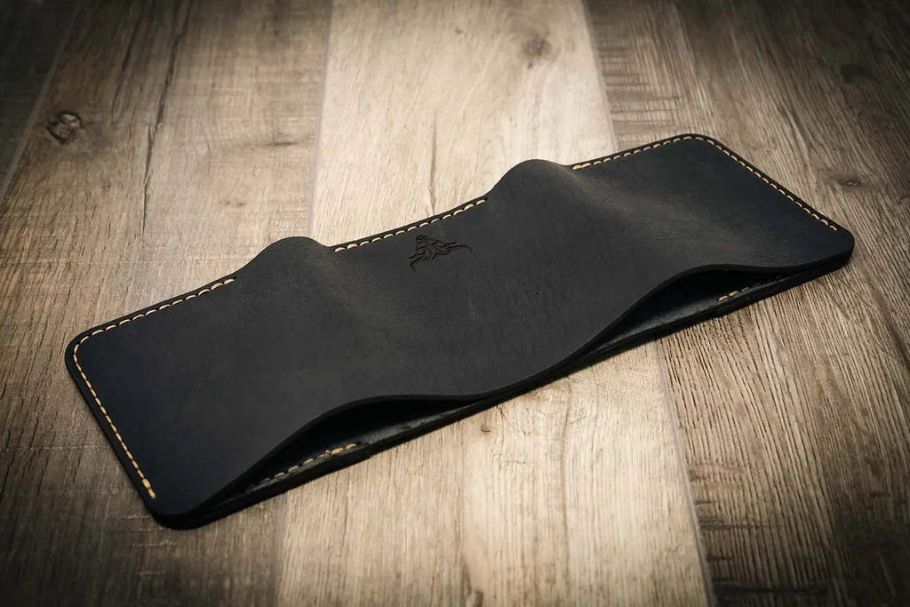Bull Sheath Leather Leather Wallet The Trinity Trifold Wallet