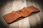 Bull Sheath Leather Leather Wallet The Trinity Trifold Wallet
