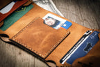 Bull Sheath Leather Leather Wallet The Trinity Trifold Wallet