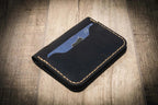 Bull Sheath Leather The Georgetown Minimalist Wallet in Black