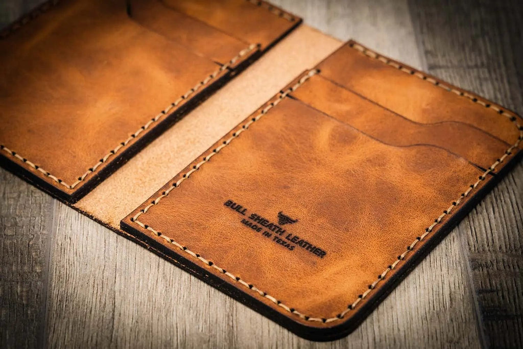 Bull Sheath Leather The Tyler Vertical Wallet