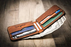 Bull Sheath Leather Western Bifold Wallet
