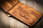 Bull Sheath Leather Western Bifold Wallet