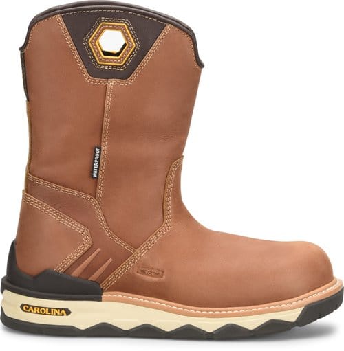 CAROLINA Boots Carolina Men's 10" Waterproof Comp Toe Wedge Ranch Wellington Work Boots CA7833