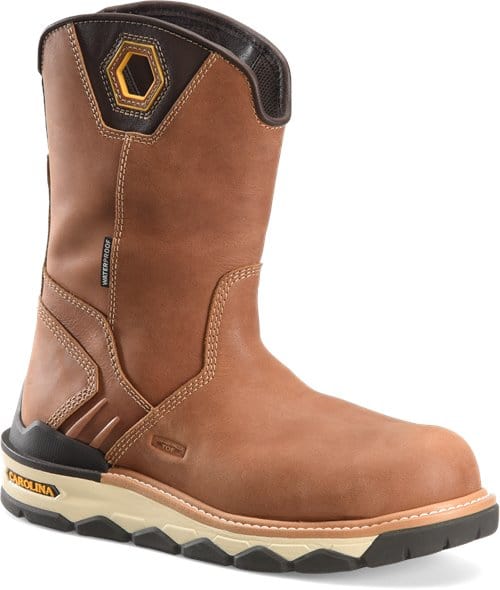 CAROLINA Boots Carolina Men's 10" Waterproof Comp Toe Wedge Ranch Wellington Work Boots CA7833